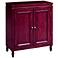 Collier Painted Red 2-Door Bunching Chest