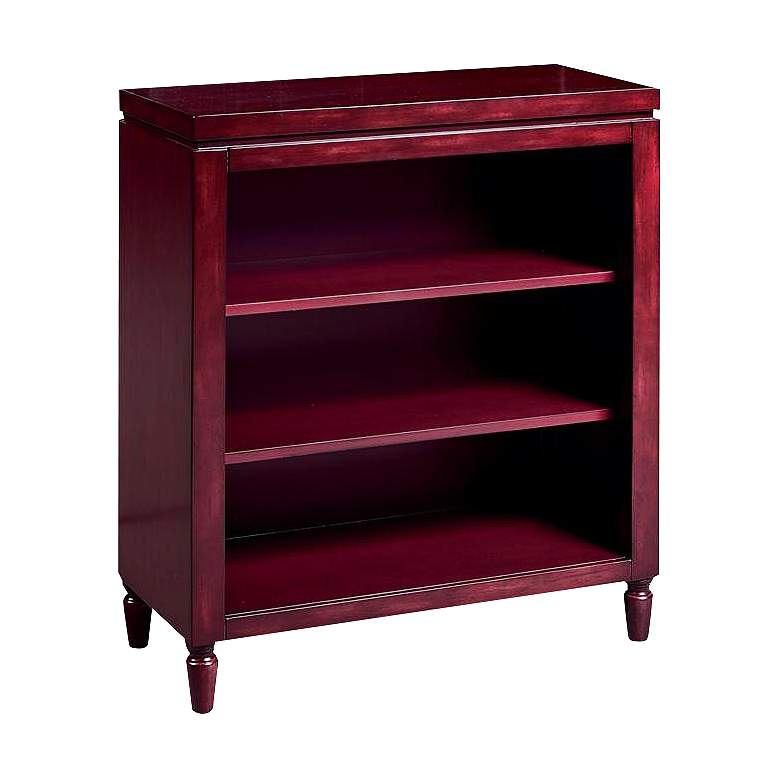 Image 1 Collier Painted Red 2-Shelf Bunching Chest