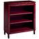 Collier Painted Red 2-Shelf Bunching Chest