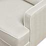 Collin Cream Fabric Accent Armchair