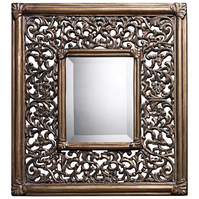 Image 1 Collingswood 21 inch High Ravenhille Gold Wall Mirror