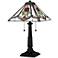 Collingwood 2-Light Matte Black Table Lamp
