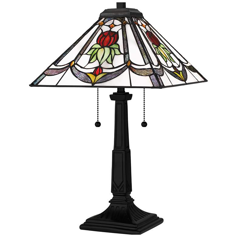 Image 1 Collingwood 2-Light Matte Black Table Lamp