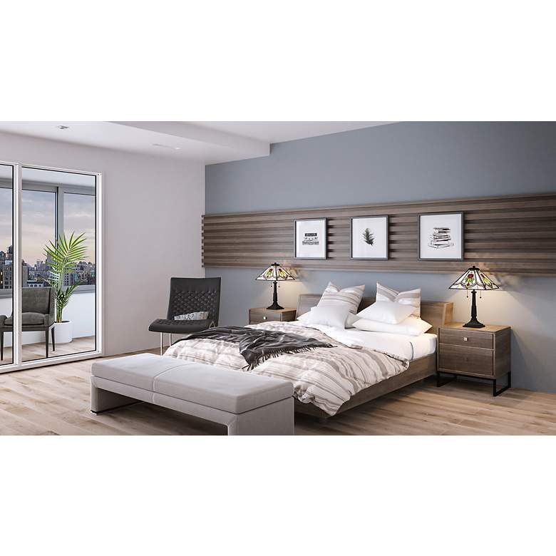 Image 5 Collingwood 2-Light Matte Black Table Lamp more views
