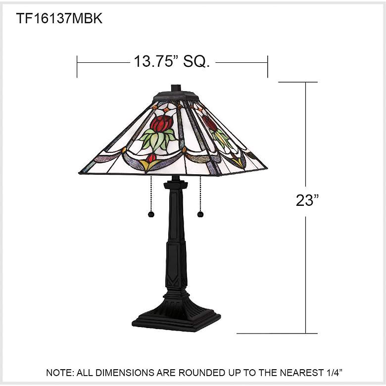 Image 6 Collingwood 2-Light Matte Black Table Lamp more views