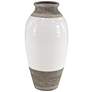 Collins Gray White 24 1/2" High Decorative Vase