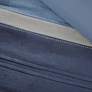 Collins Navy Striped Microsuede 7-Piece Queen Comforter Set