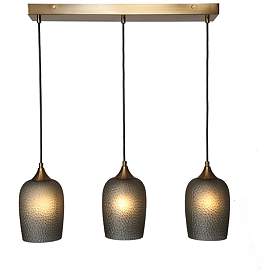 Image1 of Coloas 3-Light Glass Island Pendant Light