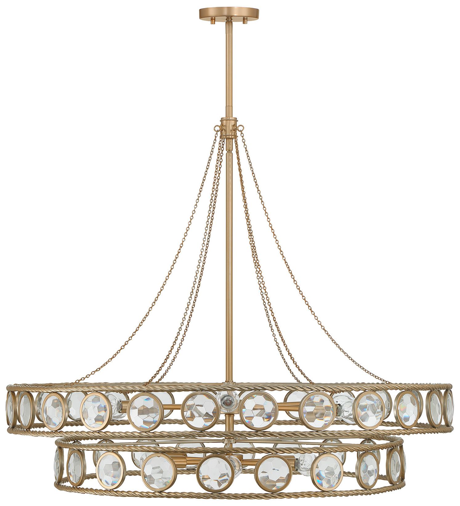 Image 4 Cologne 12-Light Pendant in Opulent Gold more views