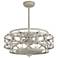 Colonade 6-Light Fan D'Lier in Provence with Gold Accents