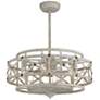 Colonade 6-Light Fan D'Lier in Provence with Gold Accents in scene