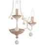 3_Colonial Charm 16 3/4" Wide White Wash 3-Light Ceiling Light more views