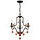 Colonial Charm 18 3/4"W Old World Bronze 3-Light Chandelier