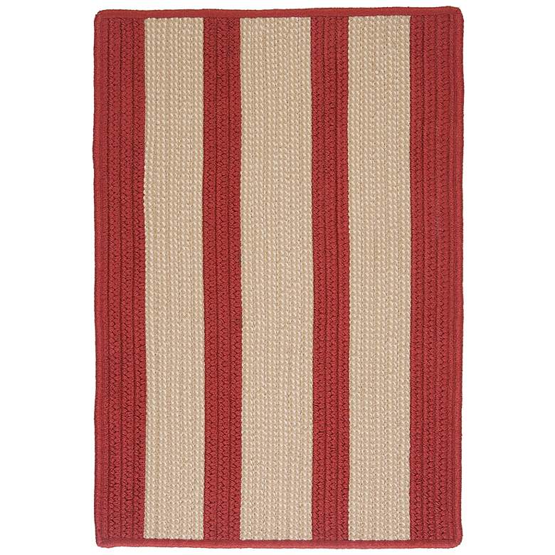 Image 1 Colonial Mills Boat House BT79R 5&#39;x8&#39; Rust Red Outdoor Rug