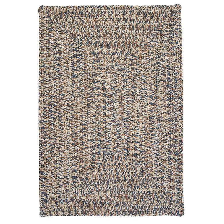 Image 1 Colonial Mills Corsica CC49R 5&#39;x8&#39; Lake Blue Outdoor Rug