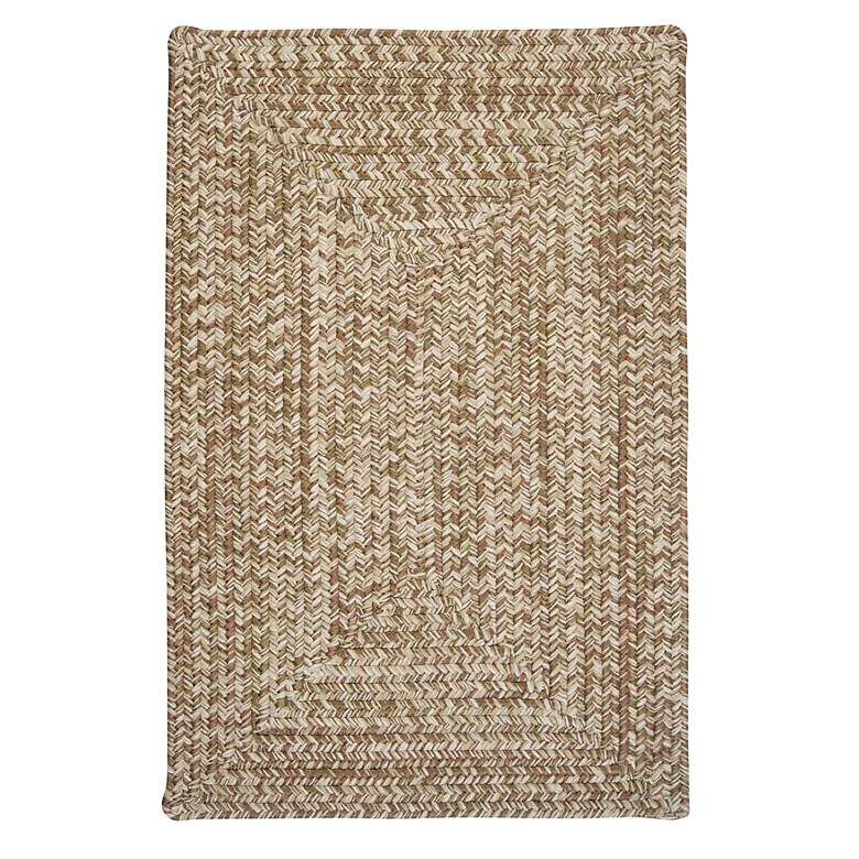 Image 1 Colonial Mills Corsica CC69R 5&#39;x8&#39; Moss Green Outdoor Rug