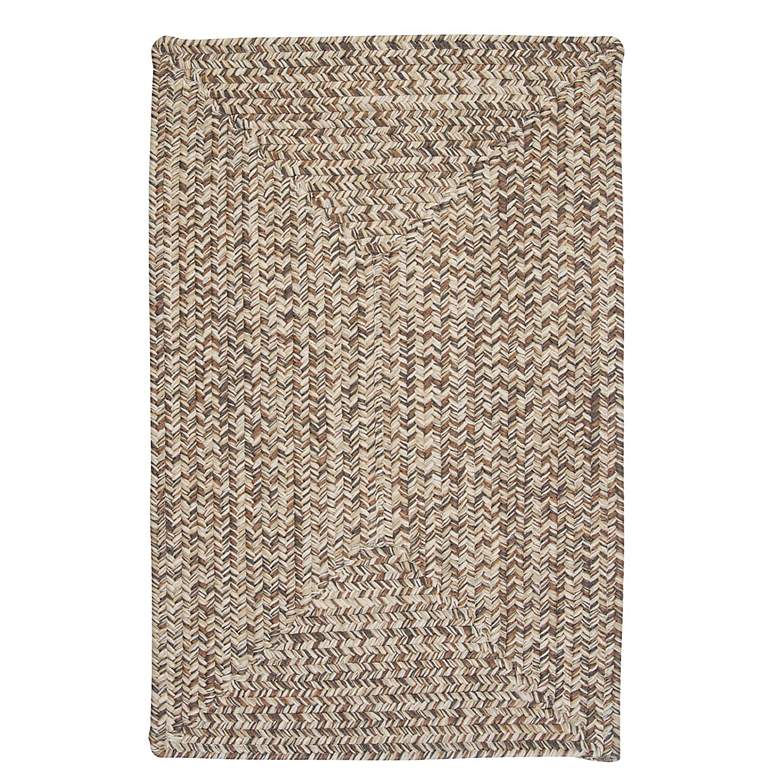 Image 1 Colonial Mills Corsica CC89R 5&#39;x8&#39; Storm Gray Outdoor Rug