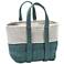 Colonial Mills Farmhouse Square Teal Tote Basket