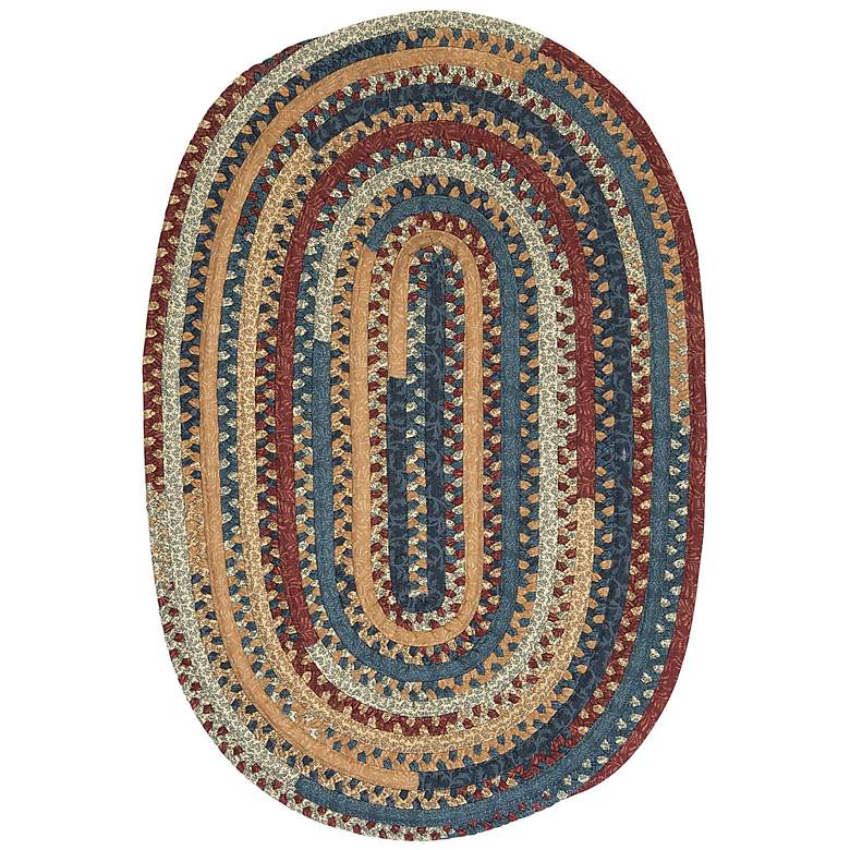 Image 1 Colonial Mills Market Mix MM02R 5&#39;x8&#39; Summer Oval Area Rug