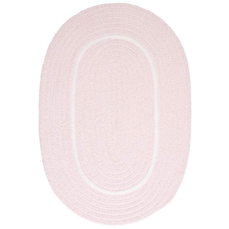 Image 1 Colonial Mills Silhouette SL25R 5&#39;x8&#39; Blush Pink Area Rug