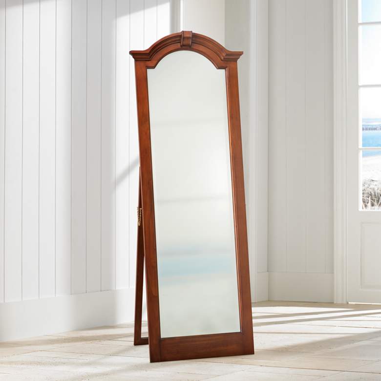 Image 1 Colonial Style 68 inch High Full Length Cheval Floor Mirror