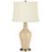 Colonial Tan Anya Table Lamp with Dimmer