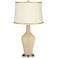 Colonial Tan Anya Table Lamp with President's Braid Trim