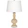 Colonial Tan Apothecary Table Lamp with Dimmer