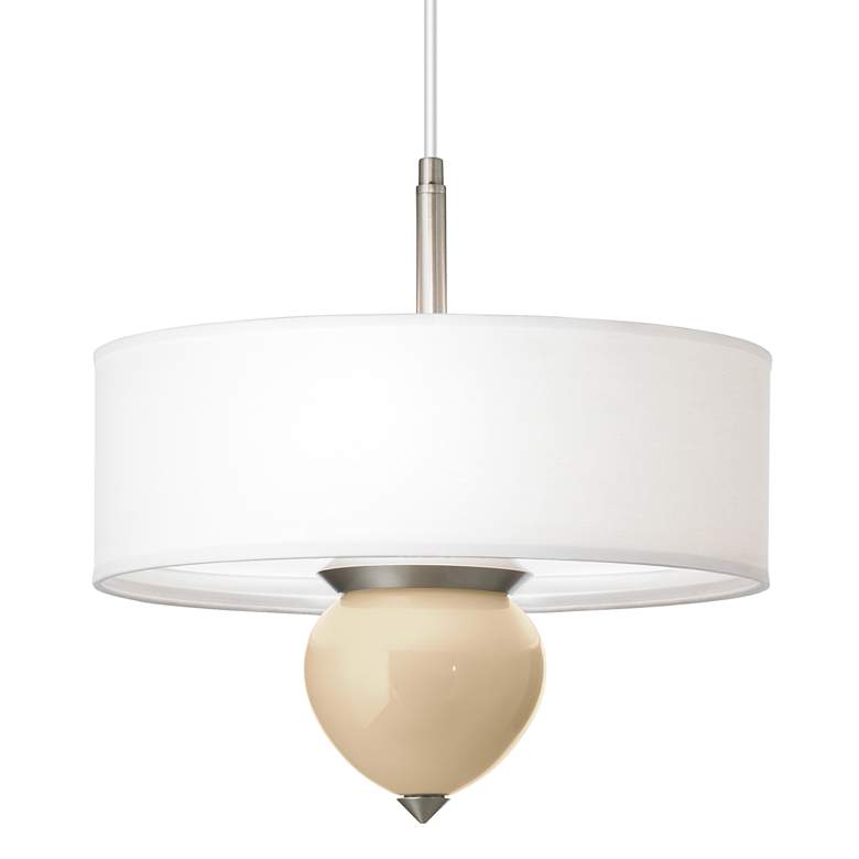 Image 1 Colonial Tan Cleo 16 inch Wide Pendant Chandelier