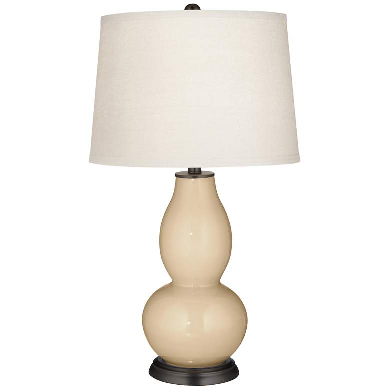 Image 3 Colonial Tan Double Gourd Table Lamp