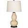 Colonial Tan Double Gourd Table Lamp