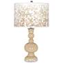 Colonial Tan Mosaic Giclee Apothecary Table Lamp