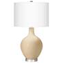Colonial Tan Ovo Table Lamp With Dimmer