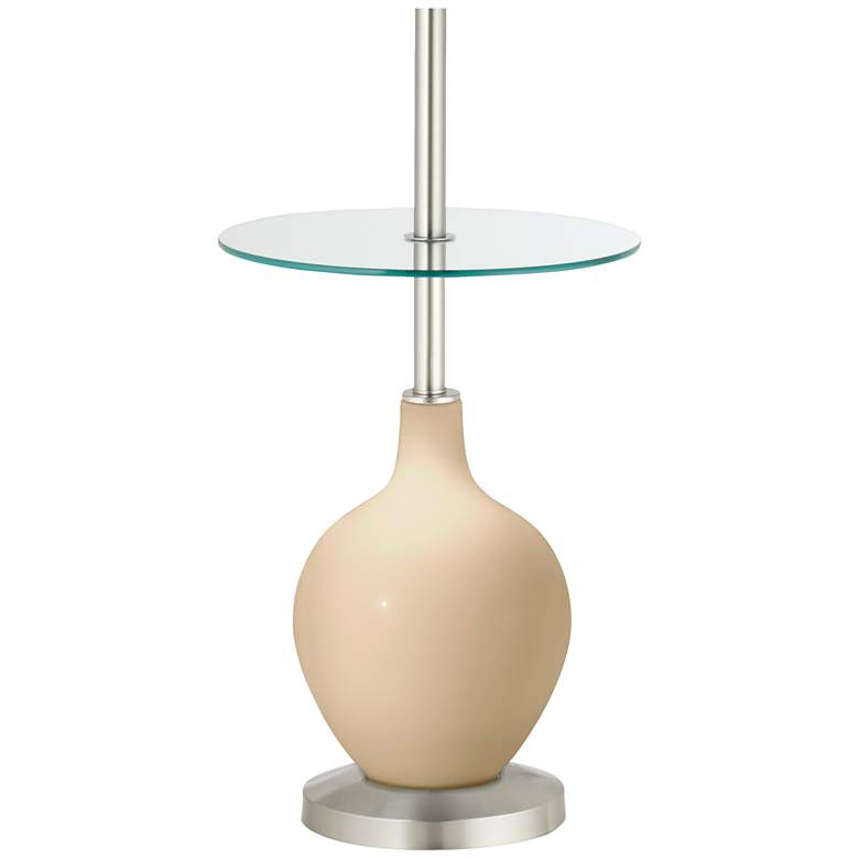 Image 3 Colonial Tan Ovo Tray Table Floor Lamp more views