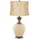 Colonial Tan String Lace Shade Alison Table Lamp