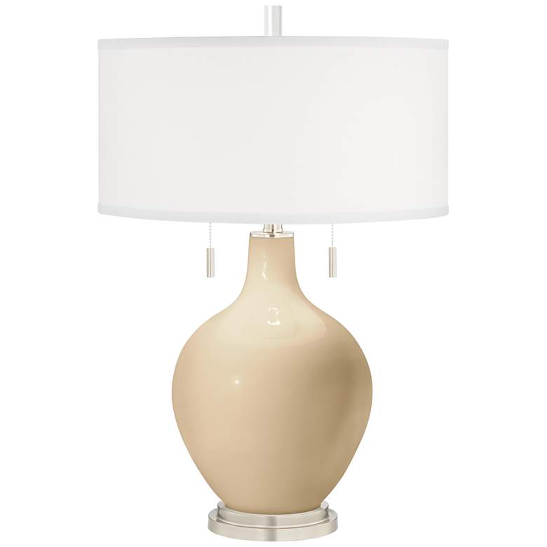 Image 2 Colonial Tan Toby Modern Glass Gourd Table Lamp