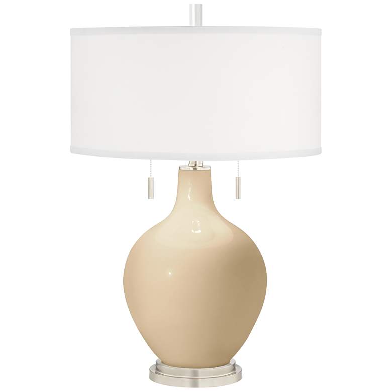 Image 2 Colonial Tan Toby Table Lamp with Dimmer