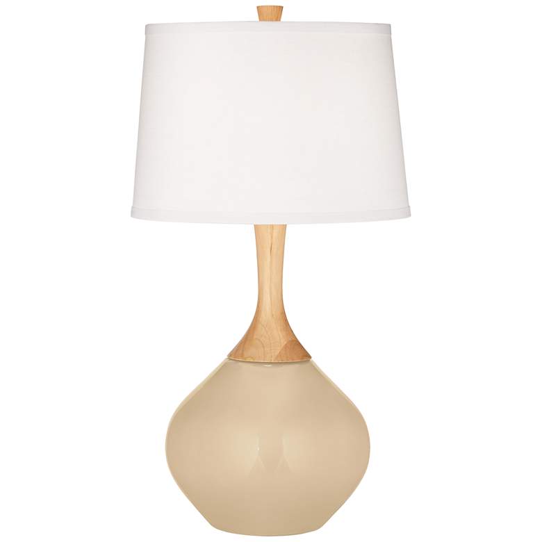 Image 2 Colonial Tan Wexler Table Lamp with Dimmer