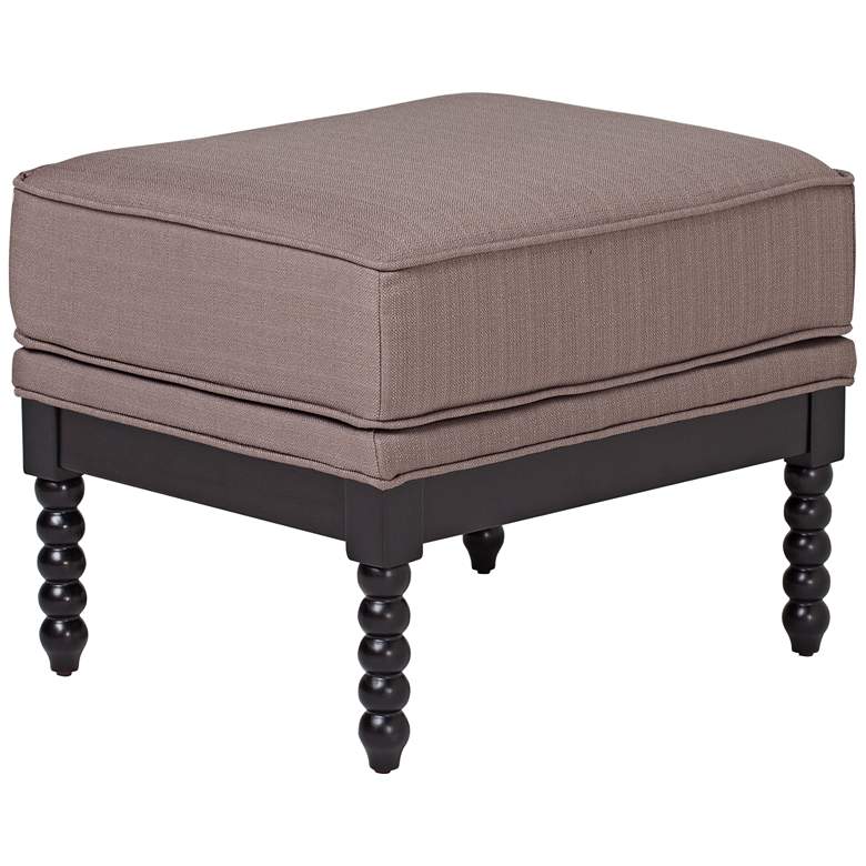 Image 1 Colonnade Dark Taupe Spindle Ottoman