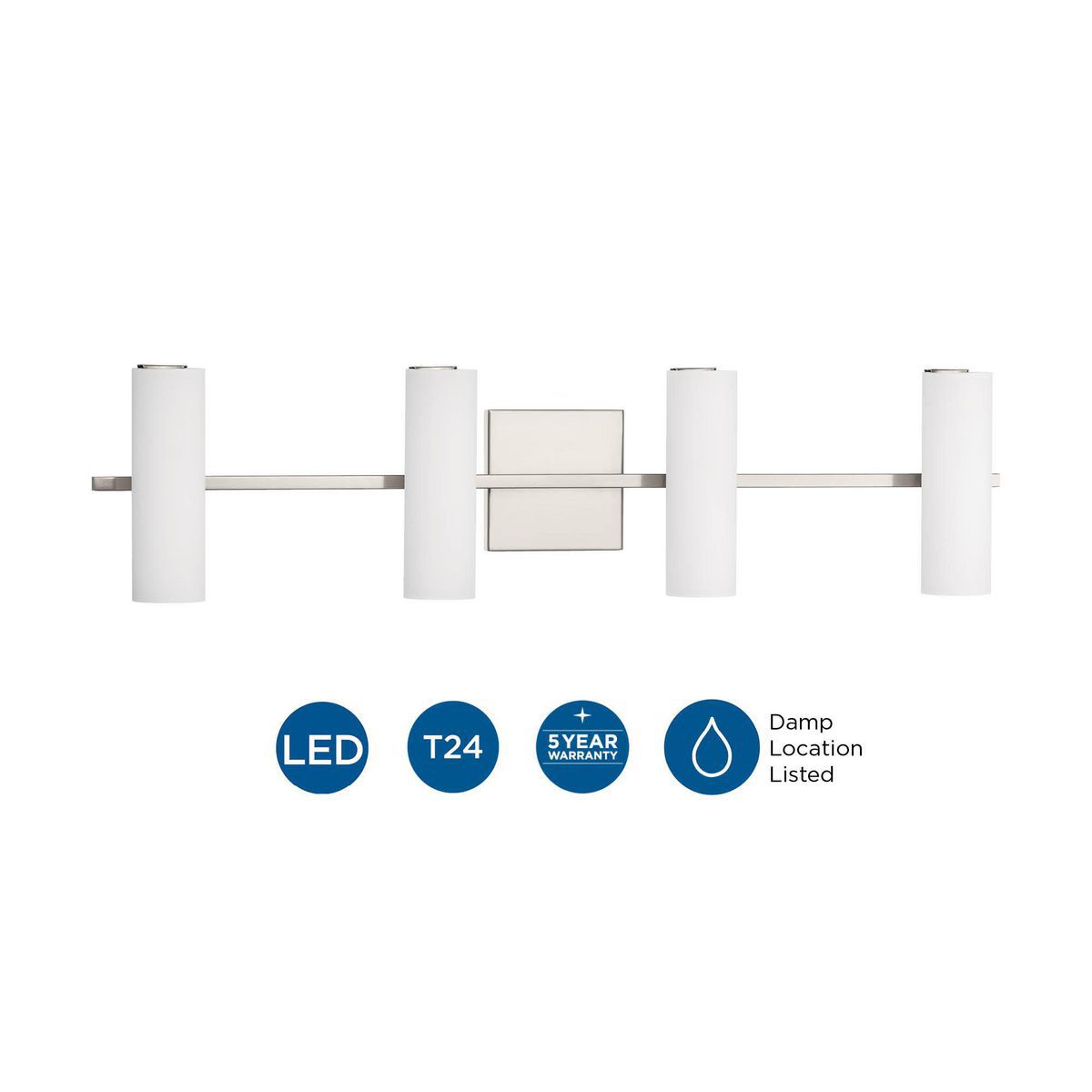 Colonnade LED Collection Four-Light LED Bath & Vanity