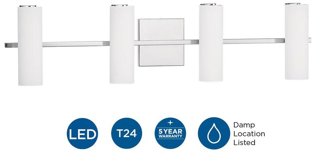 Image 5 Colonnade LED Collection Four-Light LED Bath & Vanity more views