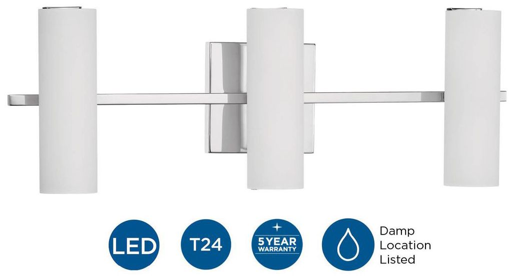 Image 2 Colonnade LED Collection Three-Light LED Bath & Vanity more views