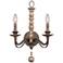 Colony 21" High Dune Silver 2-Light Wall Sconce