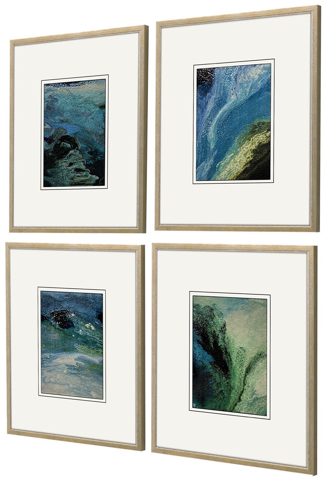 Image 2 Color Candy I 17"W x 19"H Framed Art Set of 4 more views