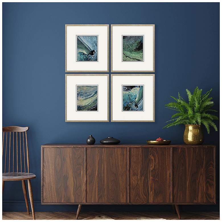 Image 4 Color Candy II 17"W x 19"H Framed Art Set of 4 more views