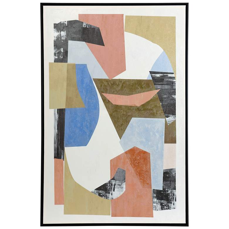 Image 1 Color Collage 31.5" x 47.2" Contemporary Hand Painted Canvas Wall