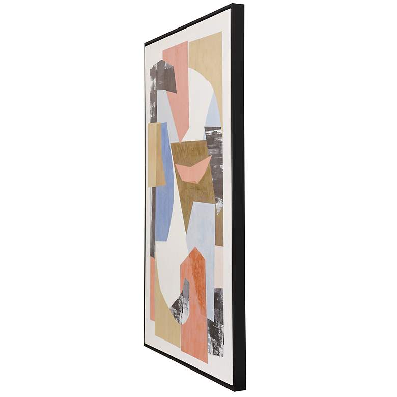 Image 3 Color Collage 31.5" x 47.2" Contemporary Hand Painted Canvas Wall more views