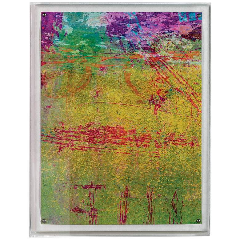 Image 1 Color Mix I 26" High Rectangular Giclee Framed Wall Art
