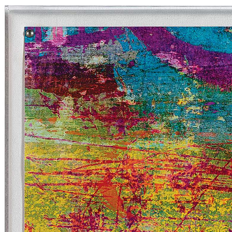 Image 2 Color Mix II 26" High Rectangular Giclee Framed Wall Art more views