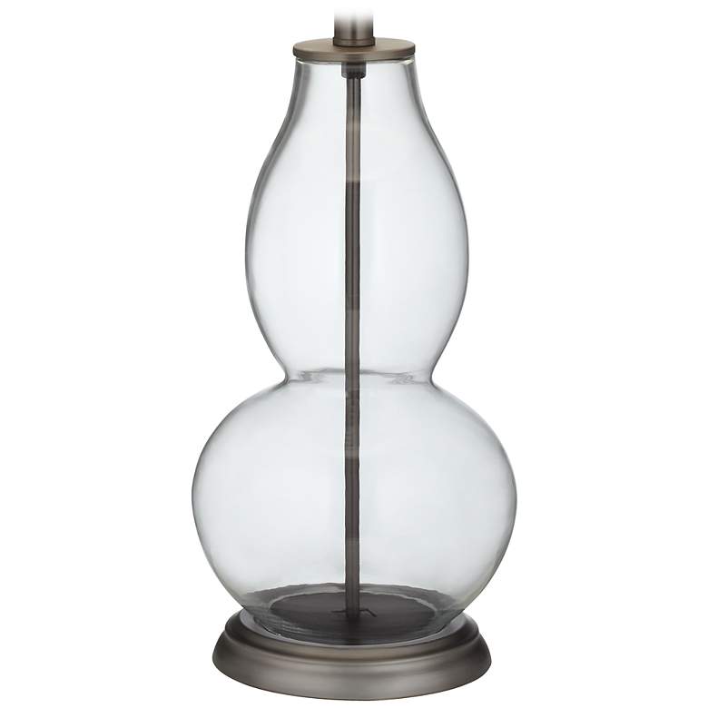 Image 1 Color Plus 18 1/2" High Double Gourd Clear Glass Table Lamp Base